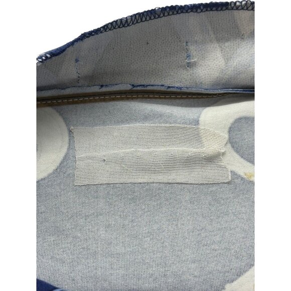 J. McLaughlin Signature Tee Top Catalina Cloth Navy Gold Belts Preppy Size L - Picture 5 of 11